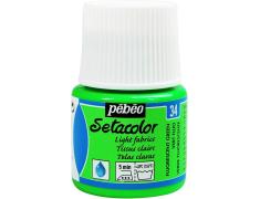 Pintura Pébéo Setacolor Tejidos Claros Verde Fluor 45 ml