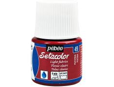 Pintura Pébéo Setacolor Tejidos Claros Claros Fucsia 45 ml