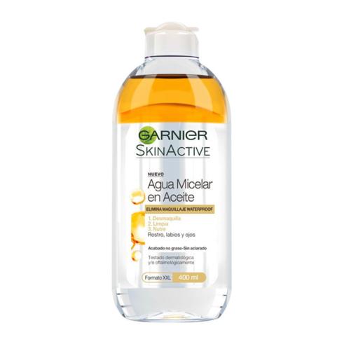 Agua Micelar en Aceite Garnier SkinActive 400ml
