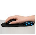 Alfombrilla de Raton de Gel con Reposamuñecas 240x21x212mm Color Negro Ewent