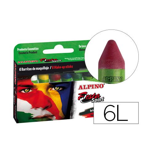 ALPINO Barra maquillaje Sport 6 colores