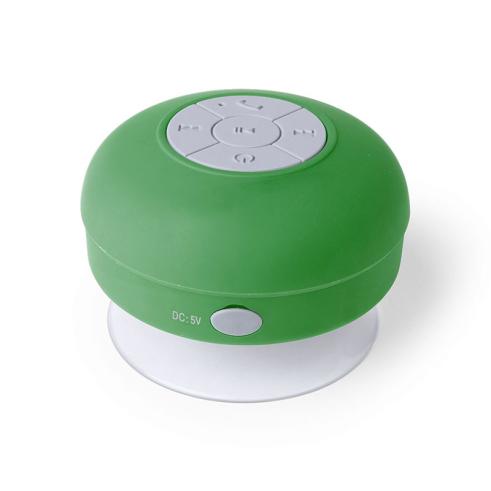 Altavoz Bluetooth con Ventosa Verde