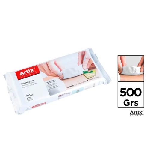 Arcilla Natural Endurecible 500 g Blanco