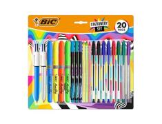 Bic Escritura Multicolor Pack de 20 Piezas Variadas