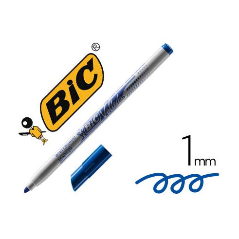 BIC ROTULADOR VELLEDA FINO PARA PIZARRA 1mm AZUL