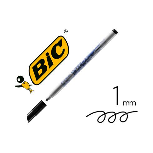 BIC ROTULADOR VELLEDA FINO PARA PIZARRA 1mm NEGRO