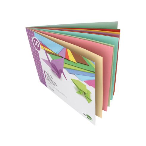 BLOC CARTULINA DE COLORES 240x315mm 10 hojas