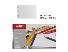 Bloc de Dibujo A4 24 Hojas 160g