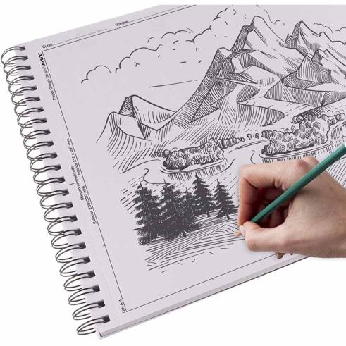 Bloc de Dibujo con Recuadro 23x33cm 20 Hojas 130g