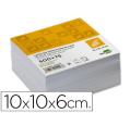 BLOC NOTAS BLANCO 100x100x60mm