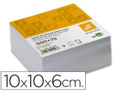 BLOC NOTAS BLANCO 100x100x60mm
