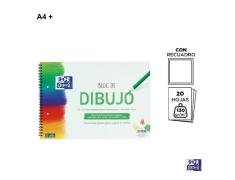 Block de Dibujo A4+ 20H Recuadro 130 G/M² Oxford