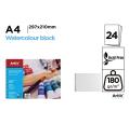Block de Dibujo para Acuarelas 24 Hojas 180g/m² A4