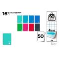 Block PP Dieciseisavo 50 Hojas Cuadrícula 4 mm