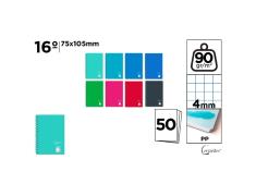 Block PP Dieciseisavo 50 Hojas Cuadrícula 4 mm