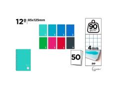 Block PP Doceavo 50 Hojas Cuadrícula 4 mm