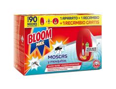 BLOOM MAX INSECTICIDA ELÉCTRICO + 1 APARATO + 2 RECAMBIOS