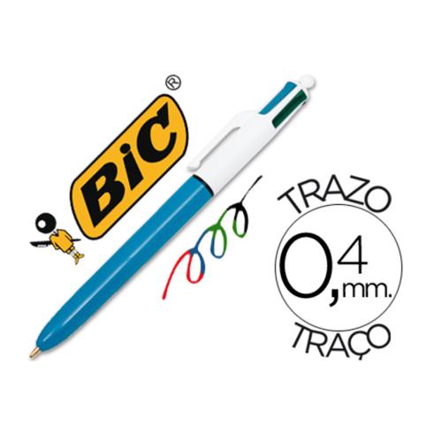 Boligrafo Bic Cuatro Colores