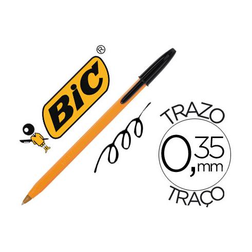 BOLIGRAFO BIC NARANJA NEGRO