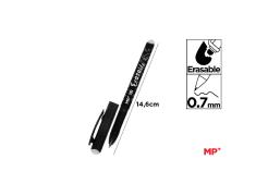 Bolígrafo Borrable con Capuchón Punta 0,7mm Negro