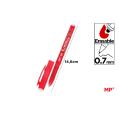Bolígrafo Borrable con Capuchón Punta 0,7mm Rojo