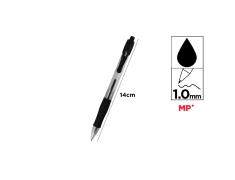 Boligrafo Click Negro Punta 1 mm MP