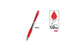 Boligrafo Click Rojo Punta 1 mm MP