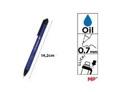Bolígrafo de Tinta de Aceite 0,7 mm Azul MP
