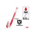 Boligrafo de Tinta Gel de Punta 0,5 mm Rojo