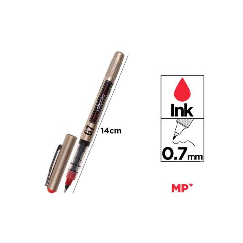 Boligrafo de Tinta Líquida G7 Punta Ball Rojo