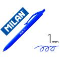 BOLIGRAFO MILAN P1 RETRACTIL AZUL