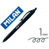 BOLIGRAFO MILAN P1 RETRACTIL NEGRO