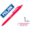 BOLIGRAFO MILAN P1 RETRACTIL ROJO