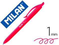 BOLIGRAFO MILAN P1 RETRACTIL ROJO