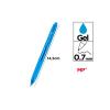 Boligrafo Retractil Tinta Gel Punta 0.7mm Azul Claro MP
