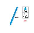 Boligrafo Retractil Tinta Gel Punta 0.7mm Azul Claro MP