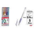 BOLIGRAFOS METALIZADOS 5 COLORES