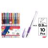 BOLIGRAFOS PURPURINA 10 COLORES