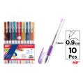BOLIGRAFOS PURPURINA 10 COLORES