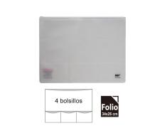 Bolsa Multiuso con Zipp y 4 Bolsillos A4