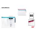 Bolsa Transparente Eva Con Cremallera B5