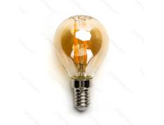 Bombilla de Filamento LED E14 G45 4W Luz Cálida 2200K