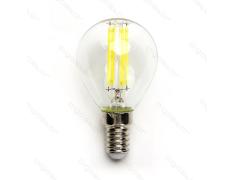 Bombilla de Filamento LED E14 G45 4W Luz Fría 6500K