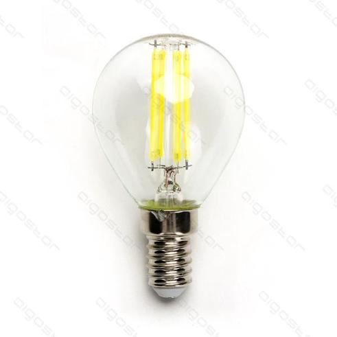 Bombilla de Filamento LED E14 G45 4W Luz Fría 6500K