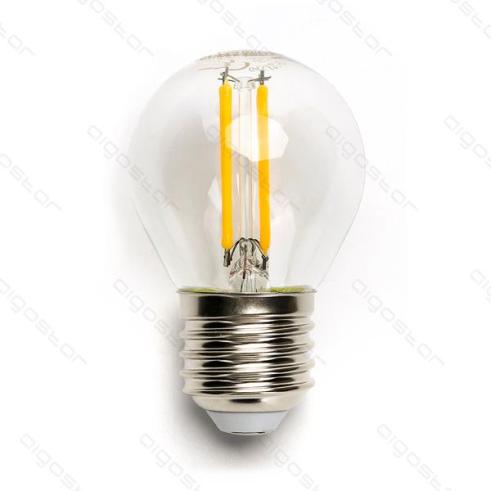 Bombilla de Filamento LED E27 G45 6W Luz Cálida 2700K