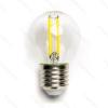Bombilla de Filamento LED E27 G45 6W Luz Fría 6500K