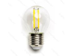 Bombilla de Filamento LED E27 G45 6W Luz Fría 6500K
