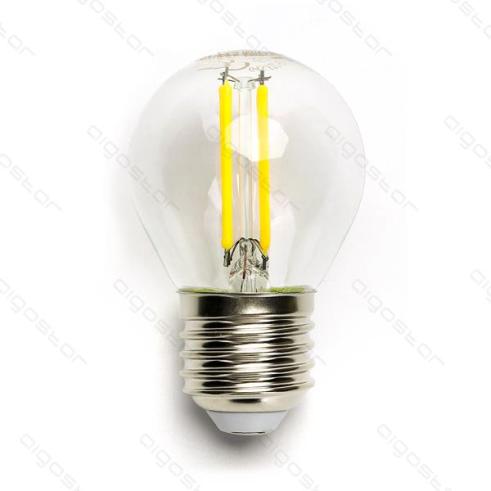 Bombilla de Filamento LED E27 G45 6W Luz Fría 6500K