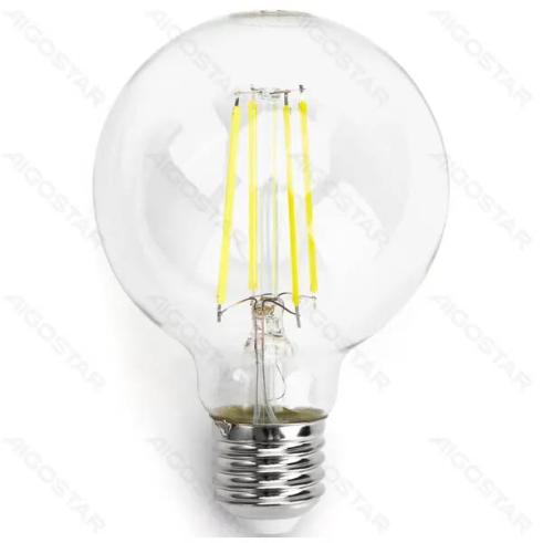 Bombilla de Filamento LED E27 G80 4W Luz Cálida 6500K