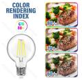 Bombilla de Filamento LED E27 G80 4W Luz Cálida 6500K